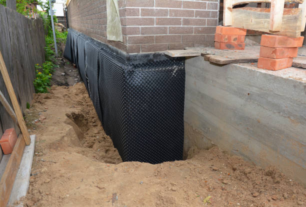 SJ Waterproofing Pros technician performing targeted Waterproofing assessment in Bangor, PA